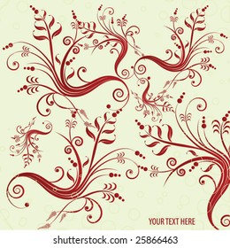 Abstract flower design