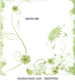 Abstract flower design
