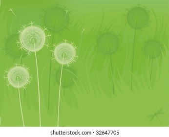 Abstract flower design