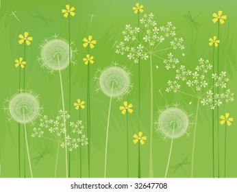 Abstract flower design