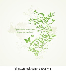 Abstract flower design