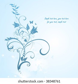  Abstract flower design