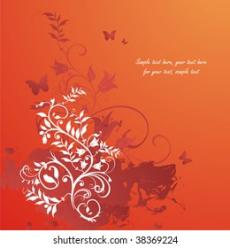 Abstract flower design