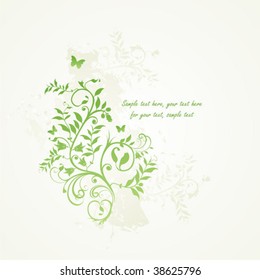 Abstract flower design