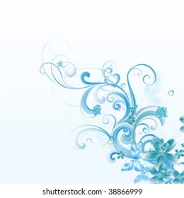 Abstract flower design