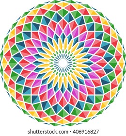 abstract flower design