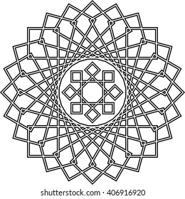 abstract flower design