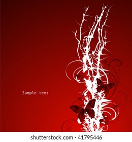 Diseño de flores abstractas