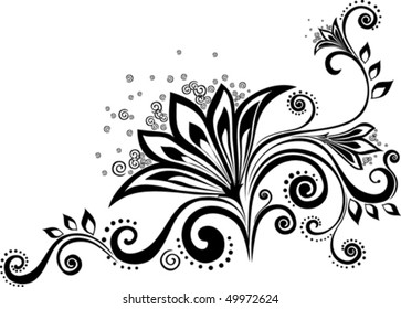   Abstract flower design