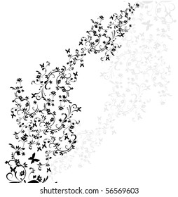 Abstract flower design