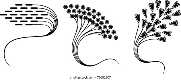 Abstract flower design