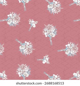 Abstract flower design with bold colors, artistic brushstrokes, and modern patterns. Perfect for fabric printing, fashion, home textiles, and creative surface design applications. Seamless and stylish