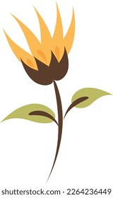 Abstract Flower Design. Hand Flower design for print or use as poster, card, flyer or T Shirt