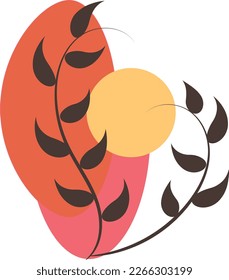 Diseño Resumen de Flores. Diseño de flores de mano para imprimir o usar como póster, tarjeta, volante o camiseta