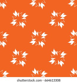 Abstract flower design seamless background vector
