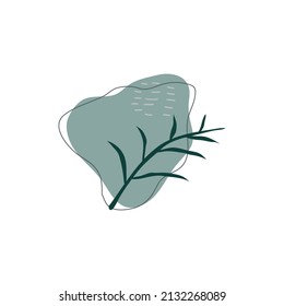 Gráfico de ilustraciones de plantillas de diseño de flores abstractas vectoriales