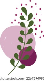 Abstraktes Blumendesign. Als Datum speichern verwenden: Blumenkarten und Einladung oder Wanddekoration 