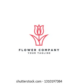Abstract Flower Design Vector design logo. Universal creative premium symbol. - Vector
