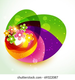 abstract flower eps10 vector background