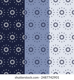 Abstract flower fabric pattern background
