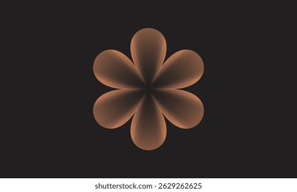 abstract flower, generative art, geometric pattern, digital flower, symmetrical design