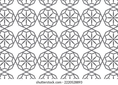 Abstrakter, geometrischer Muster, strukturierter Hintergrund. Der elegante Ziermuster-Hintergrund. Neues Design, 2022-2023