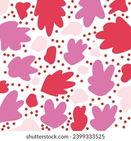 abstract flower hand drawing for background, element, template, design, etc