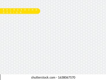 Abstract flower hexagon pattern for background design. Designs for banner template. Stylized flower hexagon pattern with gray background.