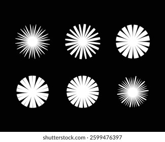 Abstract flower icon set , vector 