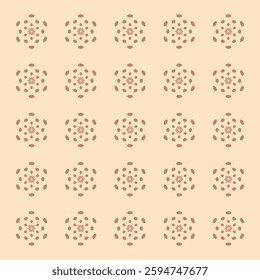 Abstract Flower Illusion Pattern Modern Shapes Background