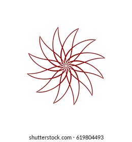 Abstract Flower Illustration