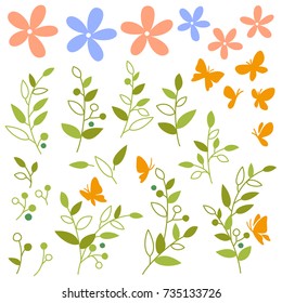 Abstract flower illustration