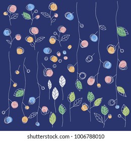 Abstract flower illustration.
I designed a flower abstractly,
