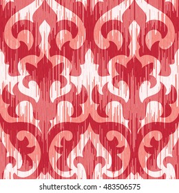 Abstract flower and leaf ornament background pattern