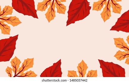 Abstract Flower leaves Pattern Background