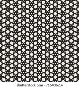 Abstract Flower of life seamless pattern. Geometric background. Floral texture.