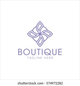 Abstract flower logo