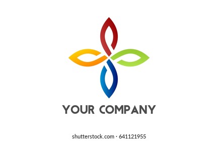 Abstract Flower Logo