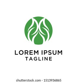 Abstract Flower Logo design Template