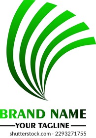 abstract flower logo design template vector