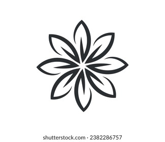 Abstract Flower Logo Designs Template