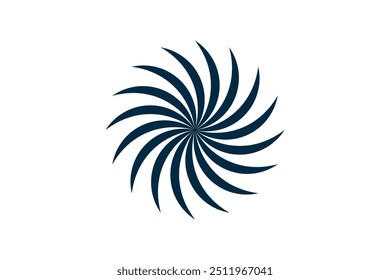 Logo de la flor Abstractas y diseño del icono.