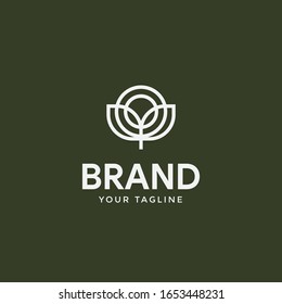 Abstract flower logo icon vector design. Cosmetics, Spa, Beauty salon Decoration Boutique vector logo. Floral logo.wedding icon. Luxury spring and summer, emblem