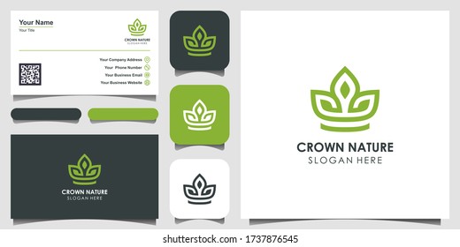 Abstract flower logo icon vector design. Crown symbol. Elegant house hotel architecture logotype. Royal king line emblem