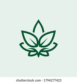 Abstract flower logo icon vector design. Business logo, Women's health and Beauty logotype. 