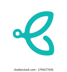 Abstract flower logo icon vector design. Business logo, Women's health and Beauty logotype. 