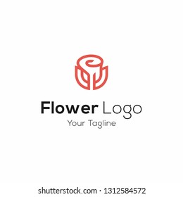 Abstract Flower Logo  Image