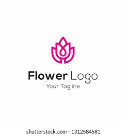 Abstract Flower Logo  Image