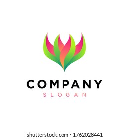 Resumen Logo de Flor Diseño de marca para empresas y empresas