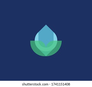 Logo de la flor abstracta. Uso adecuado en la aplicación, comunicaciones, electrónica, agricultura o conceptos de diseño creativo. 